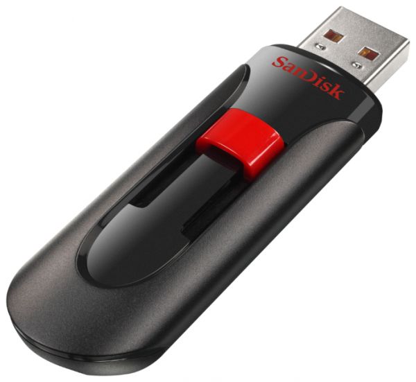 Флешка Sandisk Cruzer Glide 256Гб черный, красный