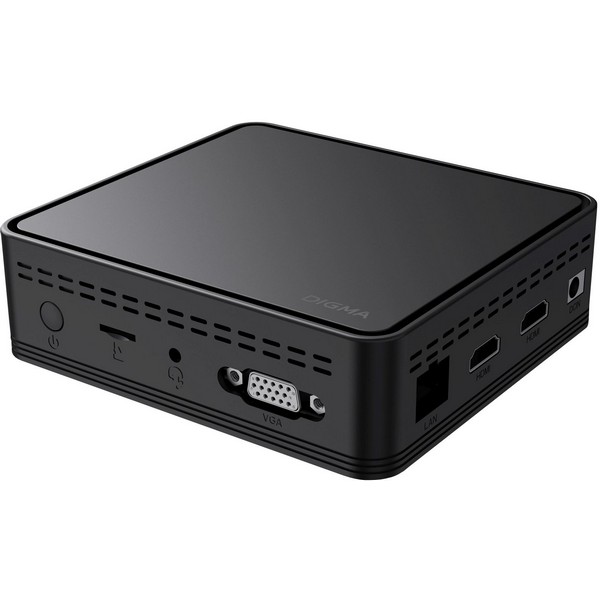 Неттоп Digma Mini Office [DPCN-4CXW01], Intel Celeron N4020, DDR4 4 Гб, Intel UHD Graphics 600, 256Гб, Windows 11 Professional