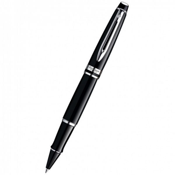 Ручка роллер WATERMAN Expert 3 (S0951780) Black Laque CT (F) чернила: черный латунь блестящий хром